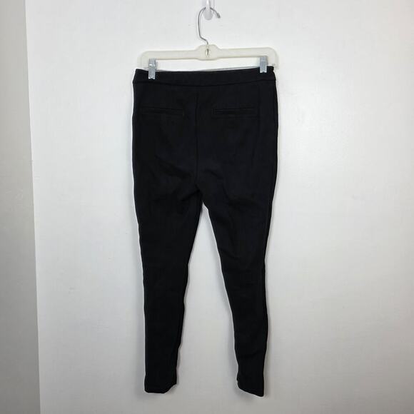 Anthropologie Black Essential Slim High Rise Crop Professional Dress Pants Sz 2 - Picture 6 of 7